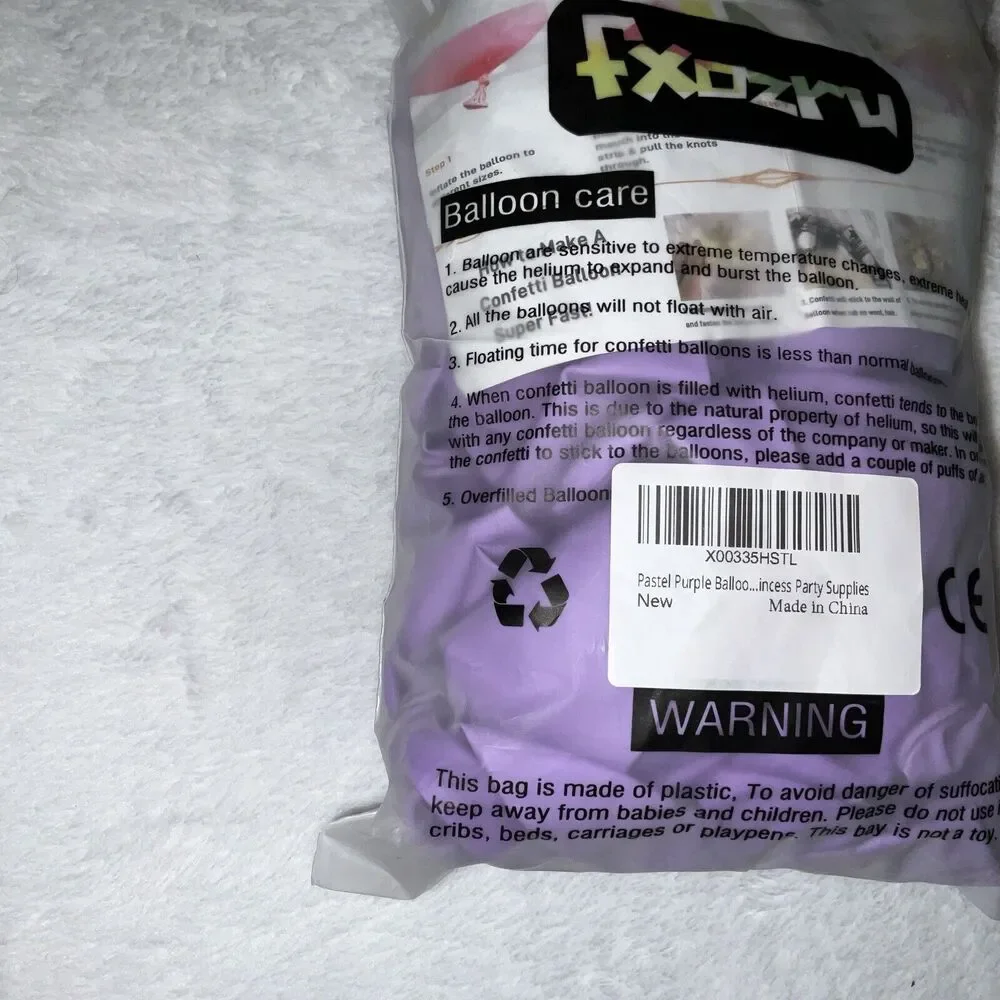 Balloon Garland Kit 114pcs. Pastel Purples 16 Feet Garland Kit By Fxozru New